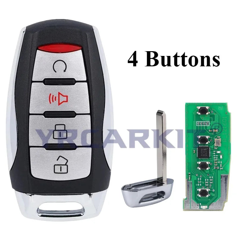 For Great Wall Haval Pao POER GWM Haval Pickup truck P Series Remote  ASK 433Mhz ID47 Chip Keyless Go Smart Remote Car Key