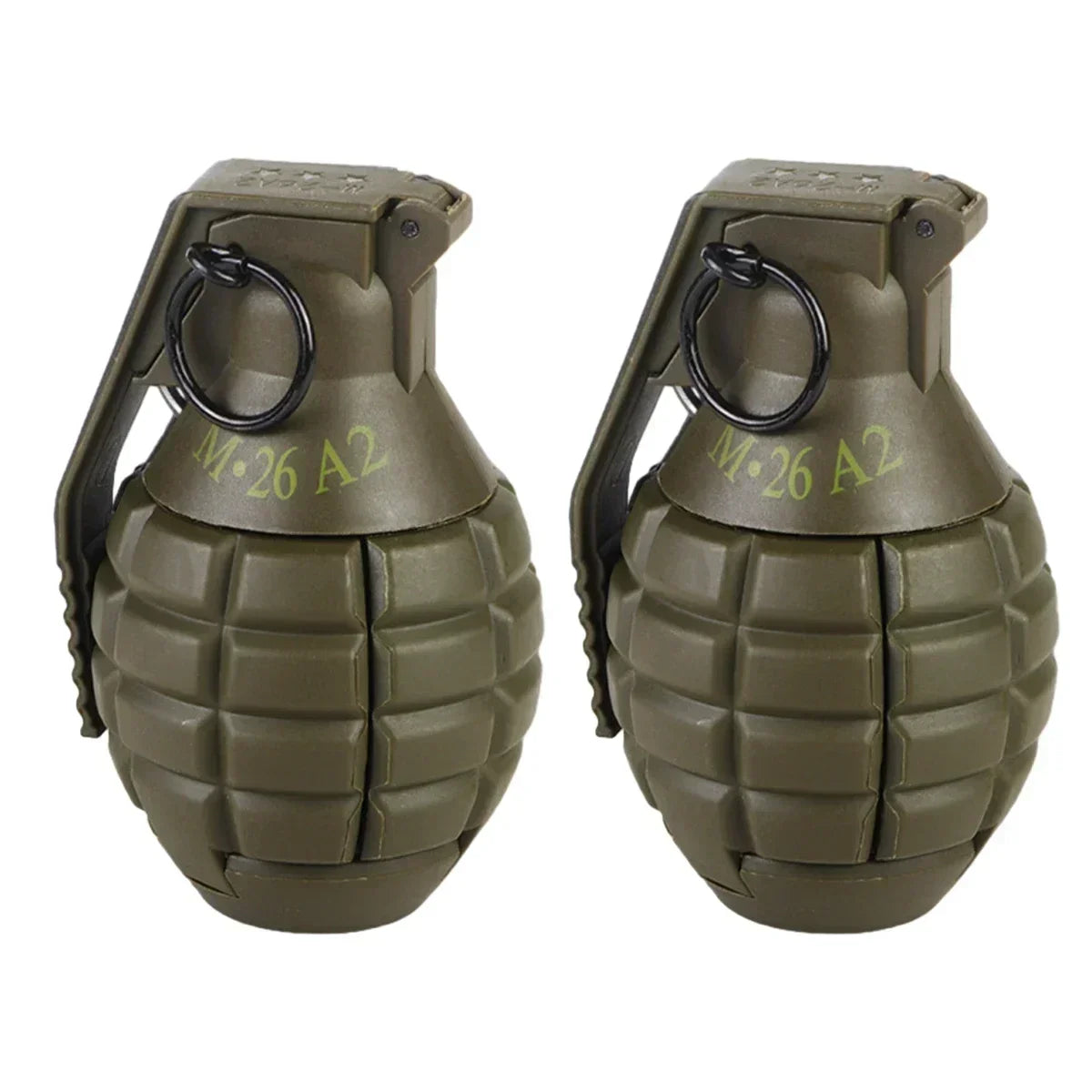 3pcs Tactical Smoke Grenade Grenade Model for CQB Airsoft Paintball Game M67 Burst Mine Water Grenade Bouncing Smoke Grenade