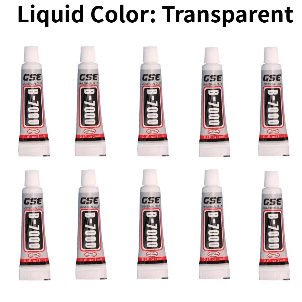 B7000 3ML Glass Plastic Universal DIY Glue B-7000 Clear Contact Phone Repair Adhesive 5/10/20/50 Pieces