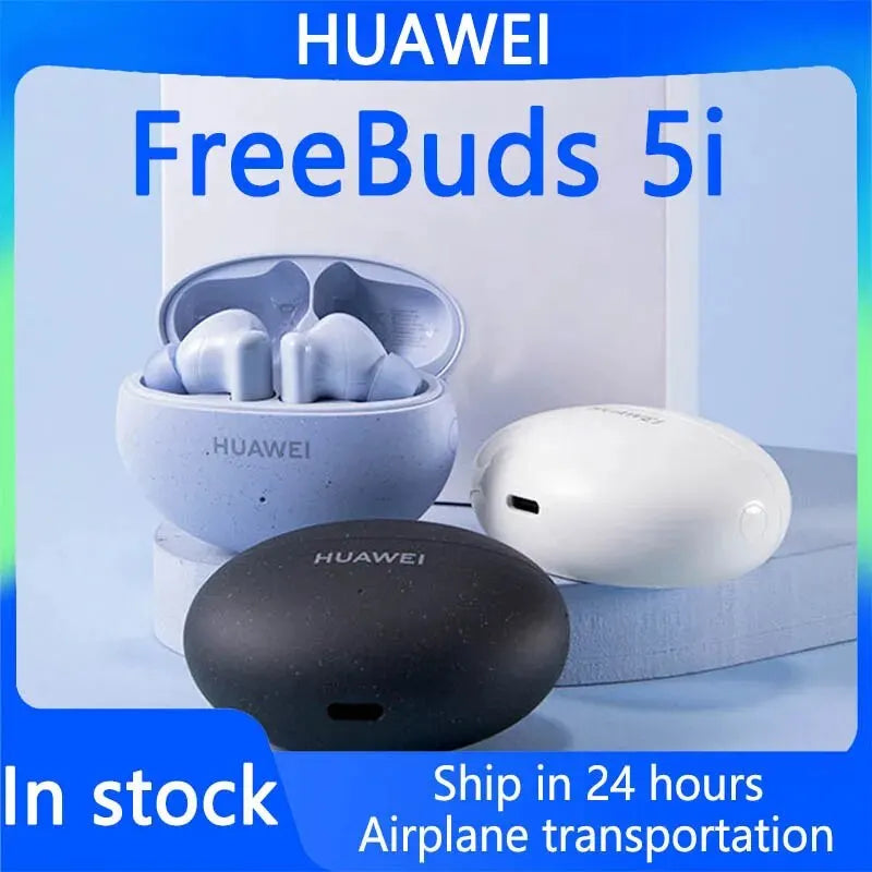 New HUAWEI FreeBuds 5i Wireless Headphone Dynamic Unit ANC Active Noise Cancellation 42dB Hi-Res High-resolution Sound Quality