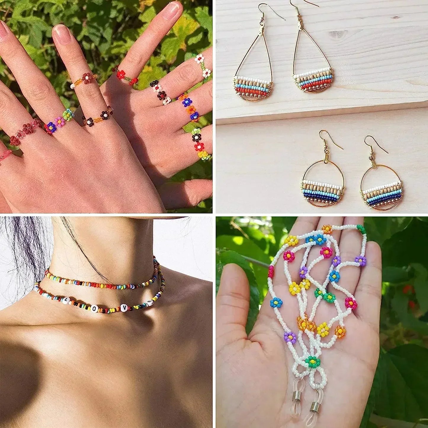 10g 2mm 3mm 4mm Czech Glass Seed Beads Small Round Loose  AB Color Bead for DIY Earrings Bracelet Jewelry Making Accessories