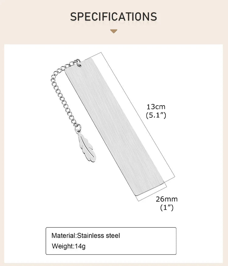 Personalized Birth Flower Bookmark With Name Text, Stainless Steel Customized Bar Birthday Gift For Women Daughter Sister Friend