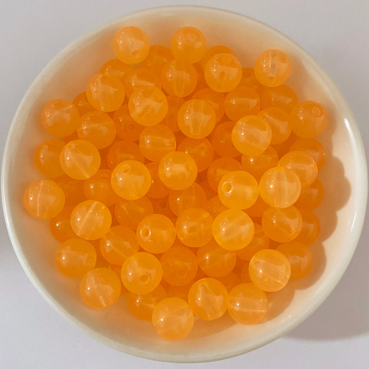 Clear Gumball Bubblegum Acrylic Round Ball Spacer Beads 6 8 10MM Pick Size For Jewelry Making