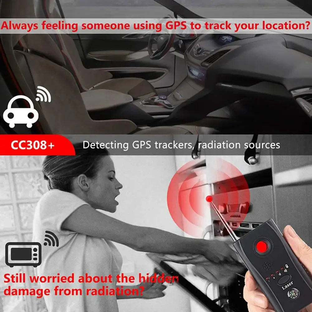 New K18 Multi-function 1MHz-6.5GHz Anti-Candid Cam Wireless Lens Device Finder GSM Audio Bug Finder GPS Signal RF Tracker Detect