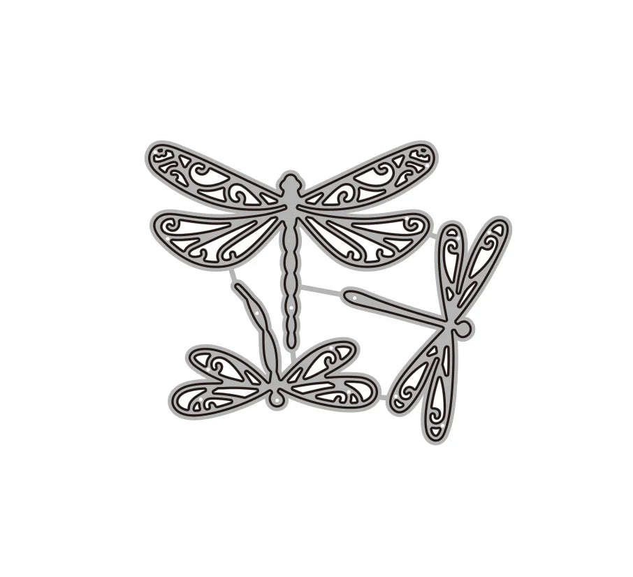 Carbon Steel Cutting Dies Paper Art Knife Mould Metal Etching Process Two chrysanthemum cutting embossed knife moulds