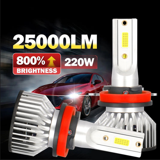 30000LM H4 H7 H11 9005 HB3 9006 HB4 9004 9007 LED Headlight Bulbs 300W High Power Auto Headlamp Bulbs 6000K 12V Car Fog Lamps