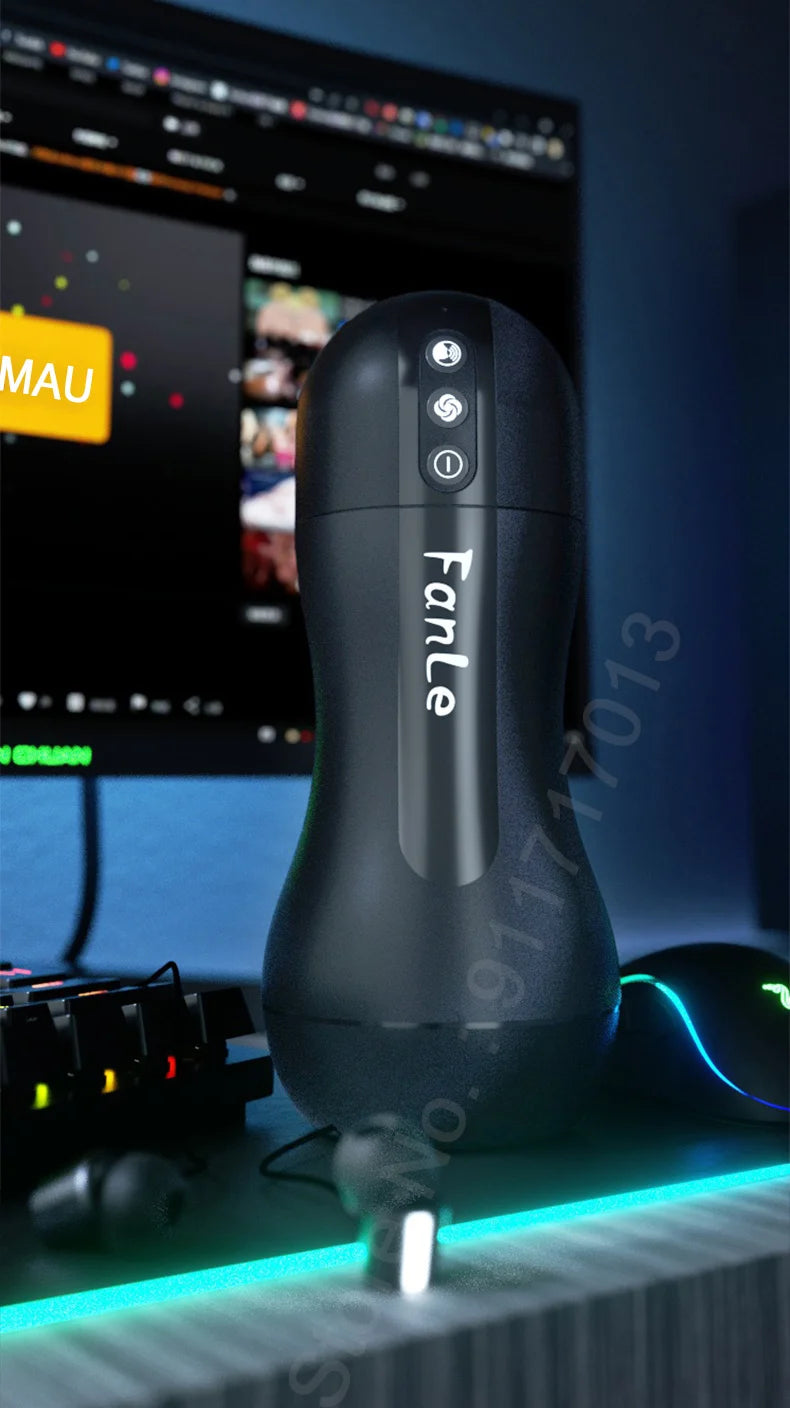 Bluetooth APP Remote Control Automatic Sucking Heated Male Masturbration Cup Blowjob Sex Machine Masturbator Toy Adult for Men