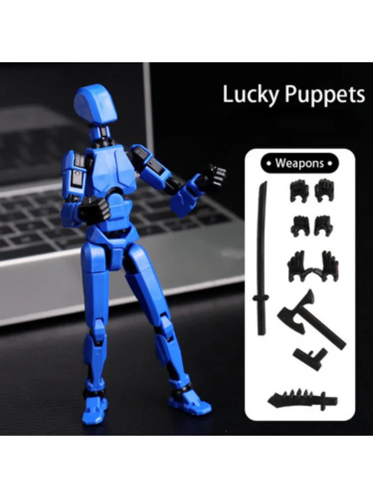 20PCS Lucky 13 Joints Movable 3d Printable Multi-jointed Dolls Toys Decompression Artifacts Hand-do Robots