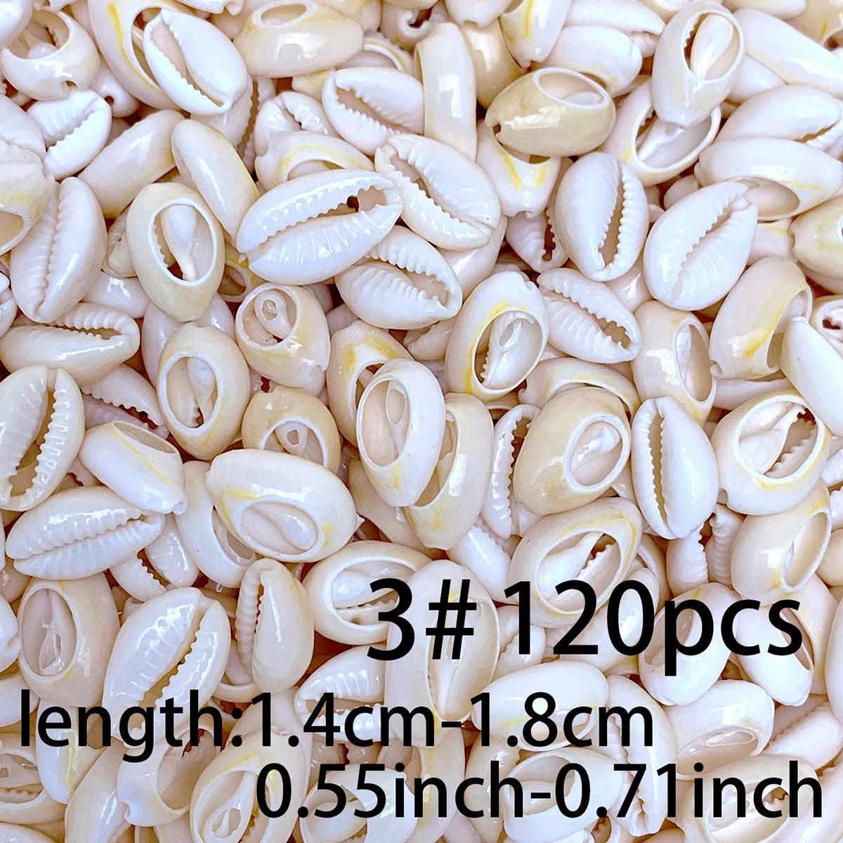 30/60/120pcs natural handmade diy with hole shell suitable for bracelet necklace earrings pendant jewelry accessories
