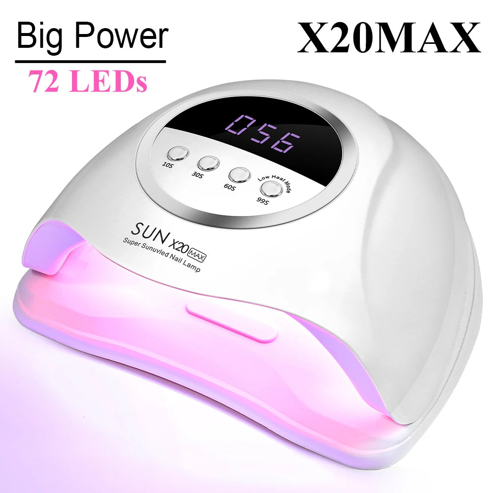 LIMEGIRL UV LED Light for Nails Polish Drying Lamp with Motion Sensing Manicure Pedicure Professional Home Salon Tool Equipment