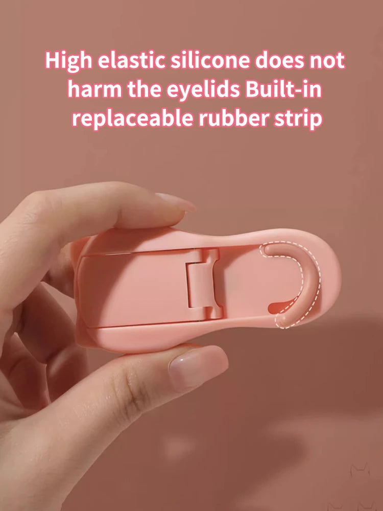 Eyelash Clip Cat Claw Eyelash Clip 1 Set Of Portable Cute Eyelash Clip Tool With Additional Silicone Pad Precision Eyelash Clip