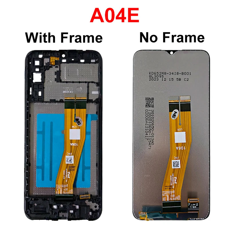 A045 For Samsung Galaxy A04 LCD A045F Display A04S A047 A047F Touch Screen Digitizer For Samsung A04E LCD A042 A042F Display