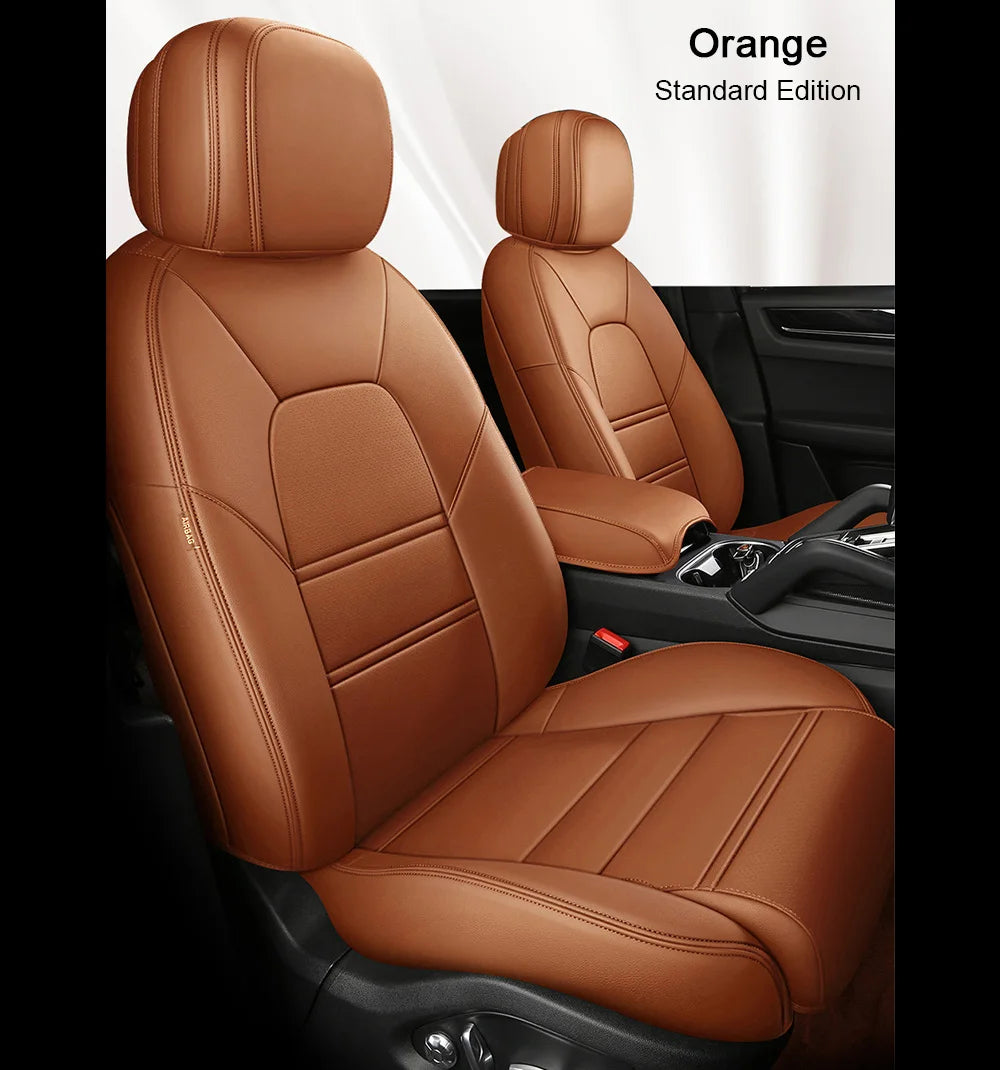 For Land Rover Range Rover Velar 2017 2018 2019 2020 Faux Leather Custom Car Seat Covers Full Set Interior Protector Accessories