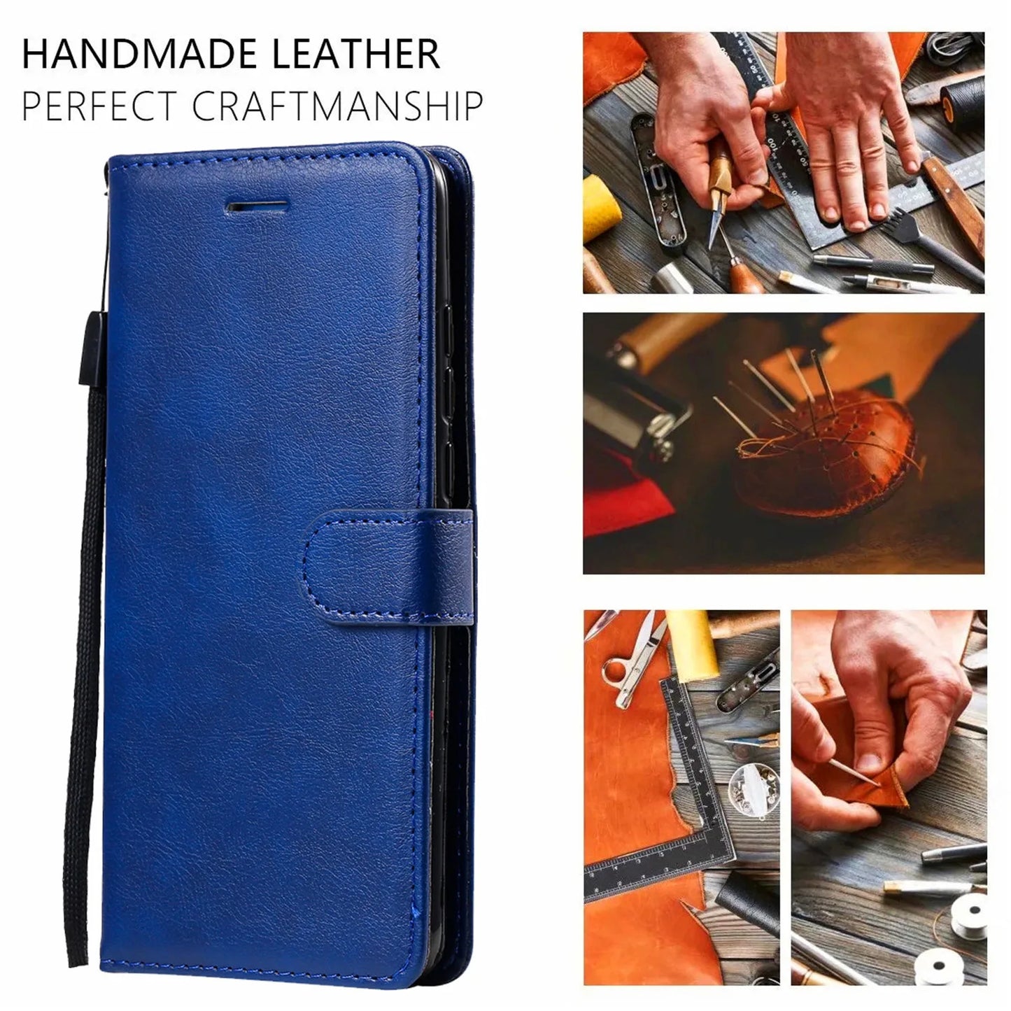 Leather Flip Phone Case For Samsung Galaxy Note 8 9 10 Plus 20 Ultra M35 M55 M54 M53 M52 M33 M31S M32 M23 M10 M62 Wallet Cover