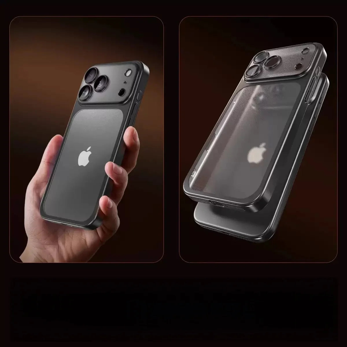 Official Cosmic Plating Frosted Translucent Thin Phone Case For iPhone 17 Pro Max/17/17Pro/Air Series Bumper Cover