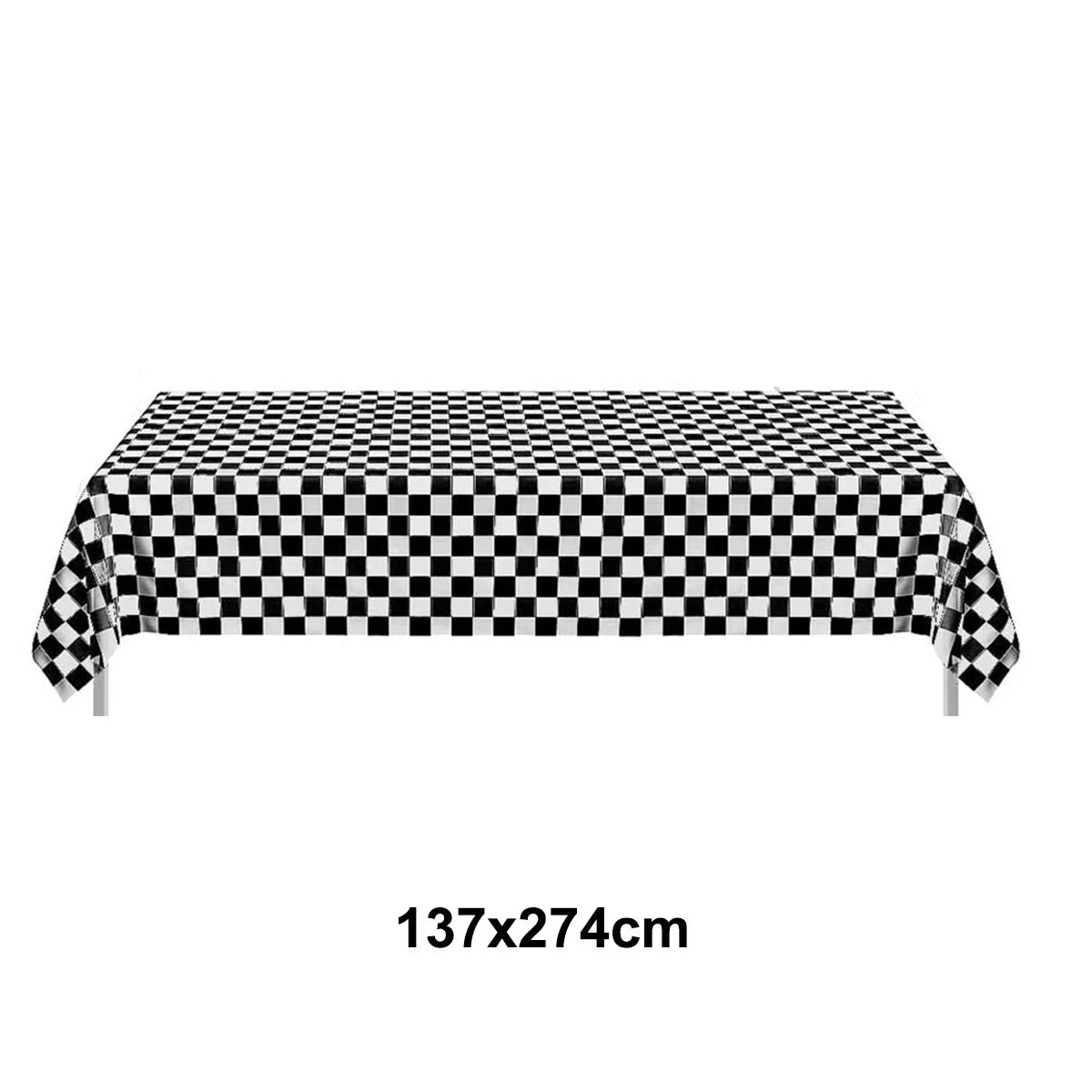 Traffic Cones and Racing Checkered Flags Black White Flags Kids Racing Theme Decorations for Race Car Birthday Party Supplies