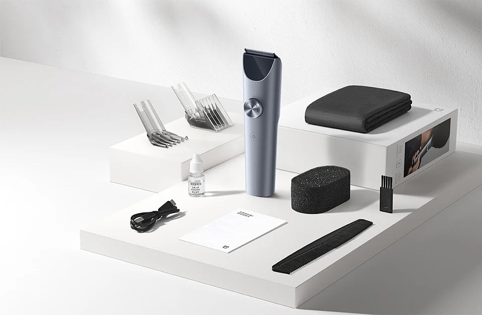 MIJIA Hair Clipper 2 Hair Trimmer Professional Beard Cut Machine IPX7 Waterproof Wireless Haircut Machine Mijia Clipper 2