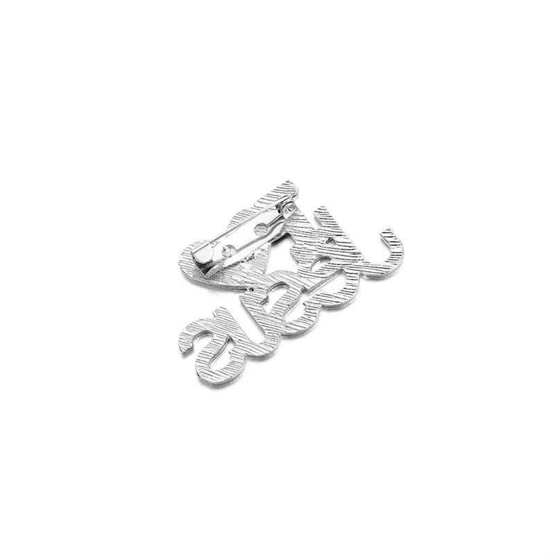 I Love Jesus Enamel Pins Custom Phrase With Heart Brooches Shirt Collar Lapel Badges Simple Jewelry Gift for Kids Friends