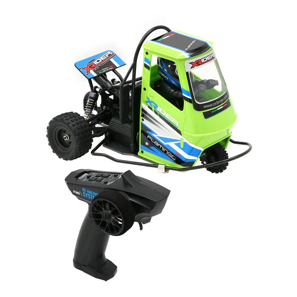 RC Car Remote Control Car 2.4G X-Rider 1/8 Piaggio Ape 1:8 2WD Kids Battery Powered Drift Cars RTR