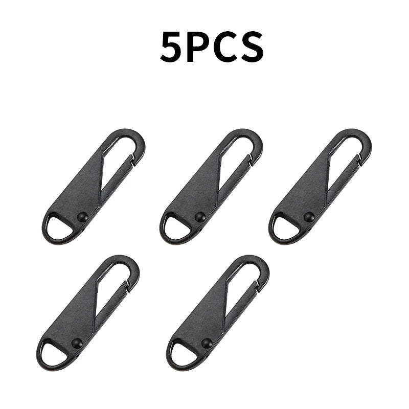 Detachable Zipper Puller Universal Zipper Puller Slider Repair Kit Replacement Zipper Head Extender Handle DIY 5/10PCS