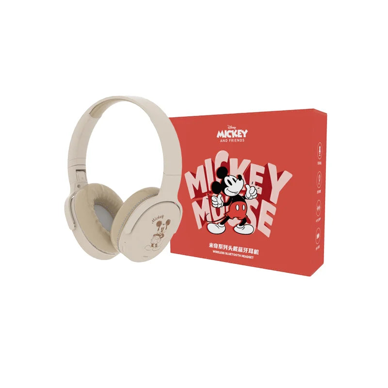 Disney P2961 Stitch Wireless Bluetooth Headphones Over Ear HiFi Stereo Headset Gamer Music Sports Earphones TF/AUX with HD Mic