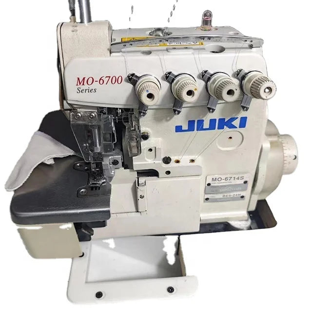 Jukis 6714 Used Japan Brands Industrial Price Electric Stitching Second Hand 6716 6700 Overlock Sewing Machine 4 Thread