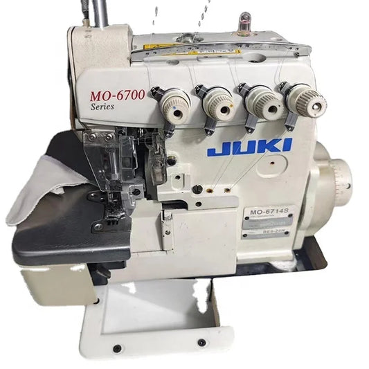 Jukis 6714 Used Japan Brands Industrial Price Electric Stitching Second Hand 6716 6700 Overlock Sewing Machine 4 Thread