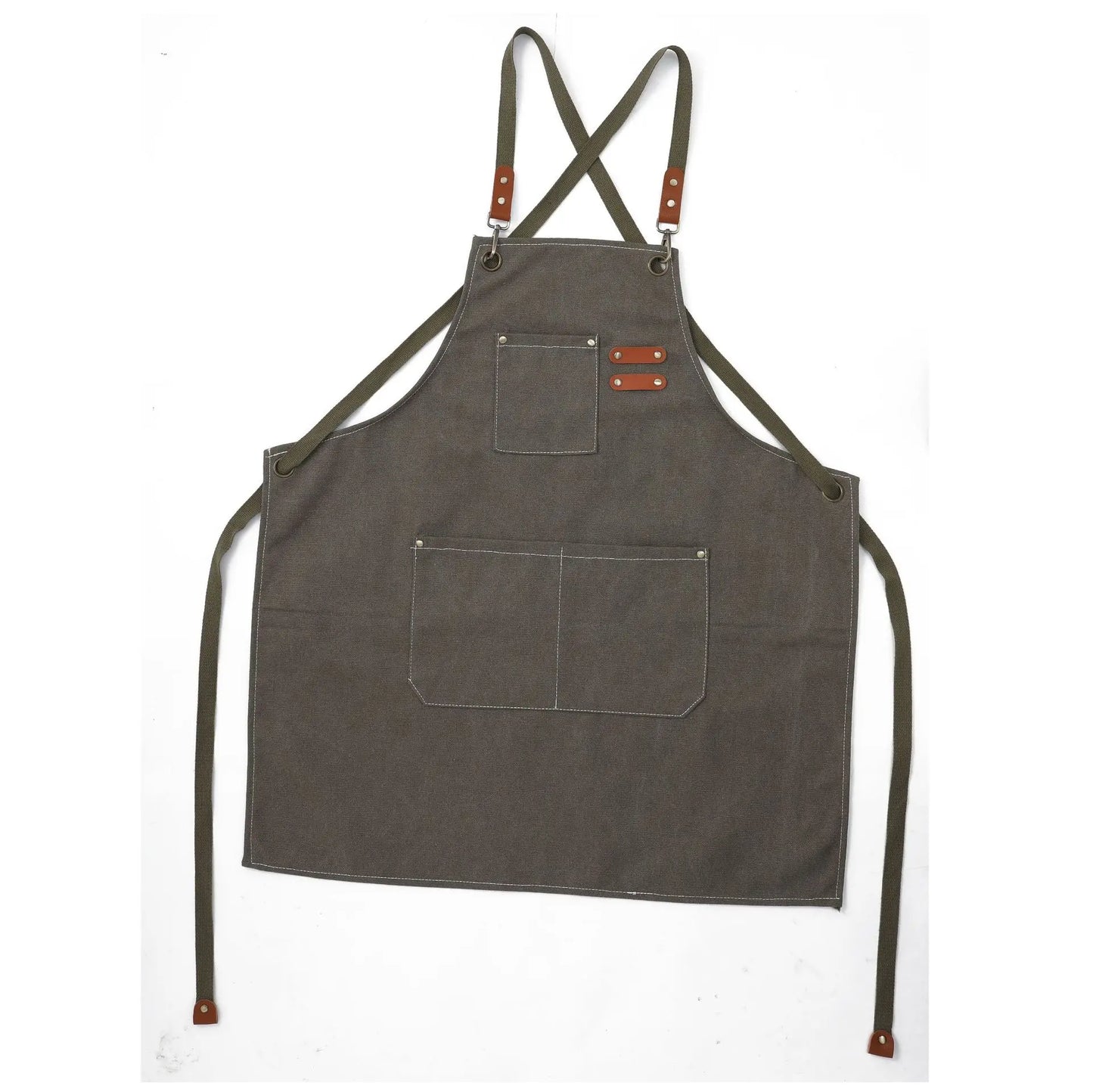 Kids Thick Canvas Denim Bib Apron Children Outdoor Kitchen Art Apron Cooking Workshop Heavy Work Apron Fabric Work Kindergarten