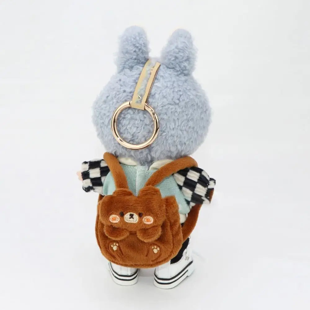 Animal Style 17Cm for Labubu Backpack Hand-made Clothes Matching Doll Backpack Replacement Doll Clothing Accessories