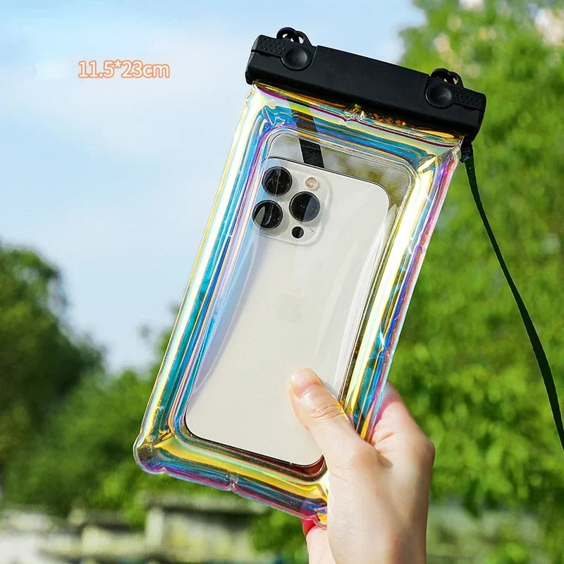Swimming Bags Waterproof Phone Case For iPhone 15 14 13 12 11 Pro Max X Xiaomi 13 Samsung S23 Universal Waterproof Bag