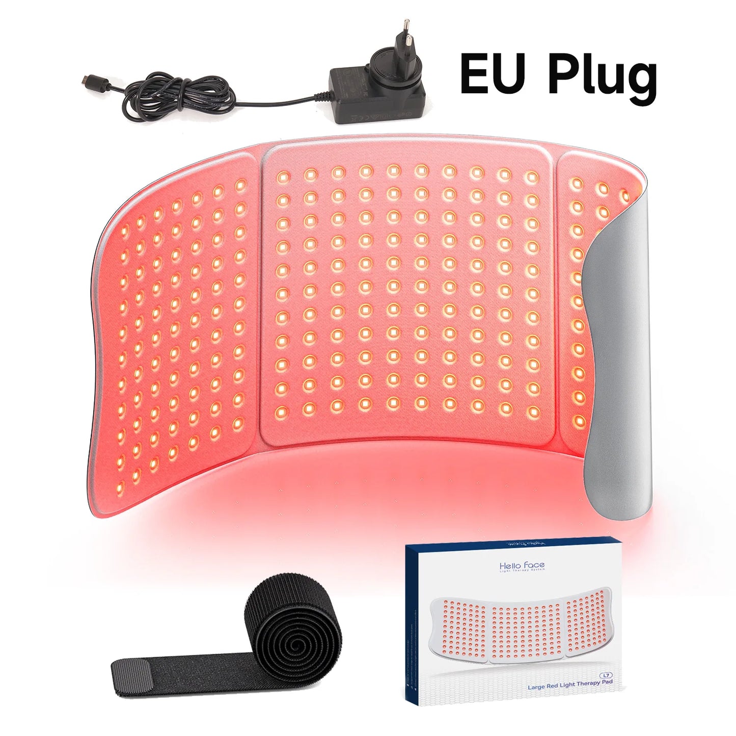 660nm 850nm Wearable Super Large Red Infrared Light Therapy Pad 792pcs LEDs for Human Pet Body Pain Relief L7 Phototherapy Pad