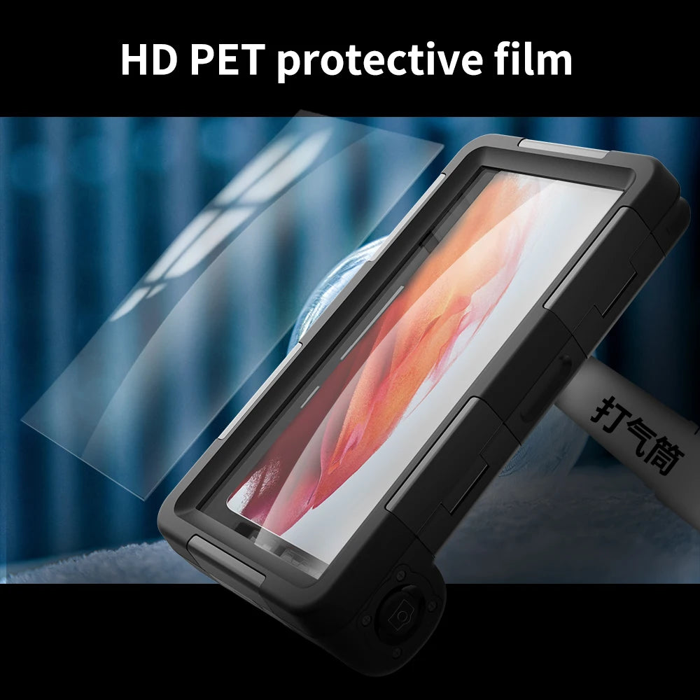 Shellbox Newly upgraded multicolor IP68 standard 15M/50ft diving/swimming photography professional diving waterproof Phone Case
