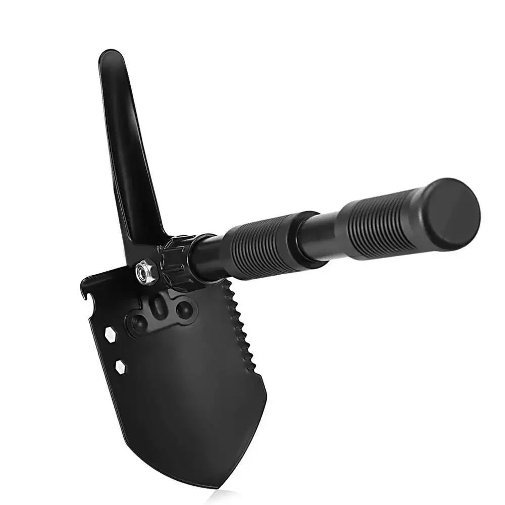 Multifunctional Garden Shovel Hoe Outdoor Folding Camping Spade Portable Weeding Pick Emergency Tool Kit Durable Lightweight Com