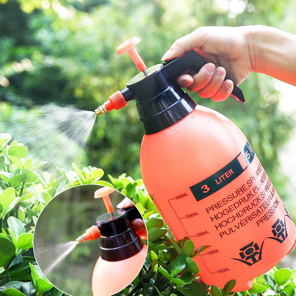 Hand Pressure Water Sprayer Trigger Air Pump Garden Disinfection Sprayers Car Cleaning Sprayer Watering Can Spray Bottle