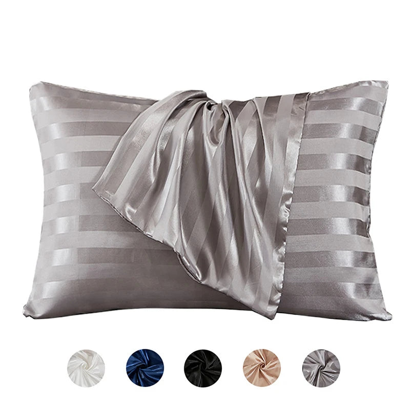 Simulated Silk Pillowcases Silky Satin Hair Beauty Pillow Cases Comfortable Pillow Case Home Bedding Pillow Cases Cover