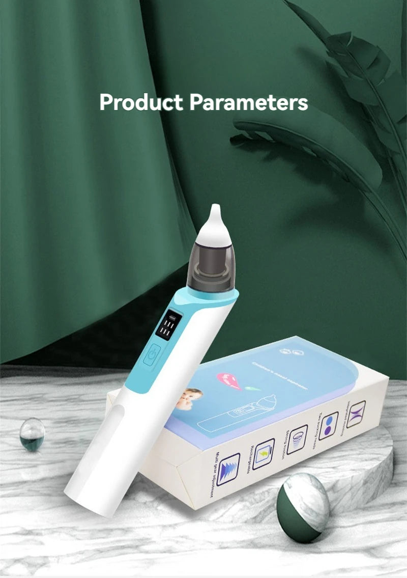 2024 New Pattern Baby Electric Nasal Aspirator Charging Version Newborn Baby Nasal Aspirator Suck Out Prevent Nasal Congestion