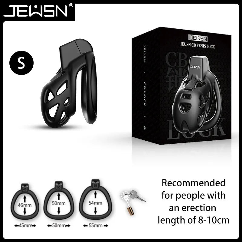Jeusn Male Chastity Cage Sex Toys Discreet Sissy Femboy Chastity Cock Cage Device Penis Rings Male With 3 Size Men's Adult Goods