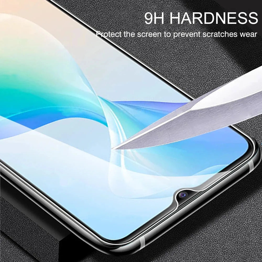 5Pcs Tempered Glass For Vivo Y22 Y22S Y27 Y30 Y31 Y32 Y33 Y31s Y33s Y50 Y51 Y56 Y70 Y100 Y35 Y36 4G Y52 Y55 5G Screen Protector