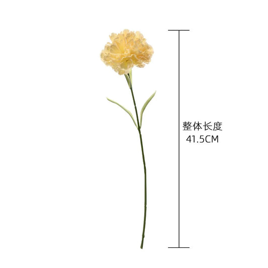 41.5cm 1/6/10pcs Artificial Carnation Flower Bouquet Silk Flowers Fake Plant For Mother's Day Home Party Decoration