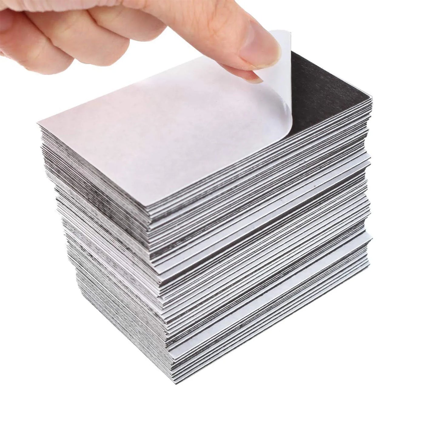 ESHANG 20 Sheets 2x3.5 Inch Self Adhesive Magnetic Business Cards Peel and Stick Magnet Stickers for Business Professionals