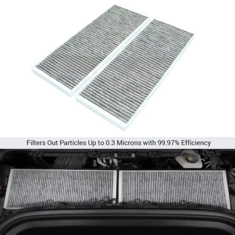 4PCS Cabin Air Filter HEPA for Tesla Model Y Air Intake Filter Replacement with Activated Carbon 2020-2023 ModelY Accessories