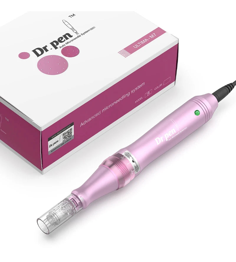 Authentic Dr. Pen Ultima M7 10 Pcs Needles Multi-function Facial Mesotherapy Micro Skin Wireless Electric Derma Beauty Device