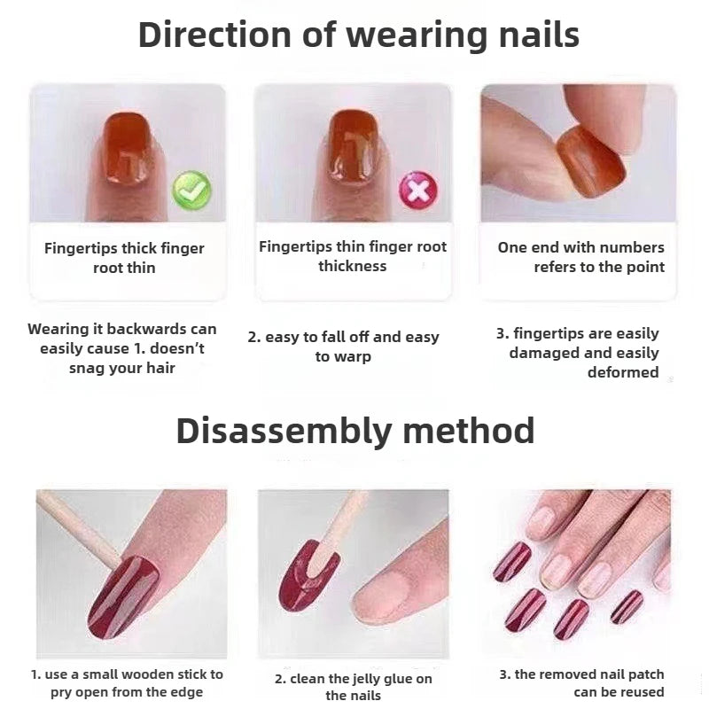 2025 New Handmade Press on Nails Rainbow Cat's Eye Colorful Flashing Fake Nail for Women&Girl Removable Wearable Nail Daily Wear