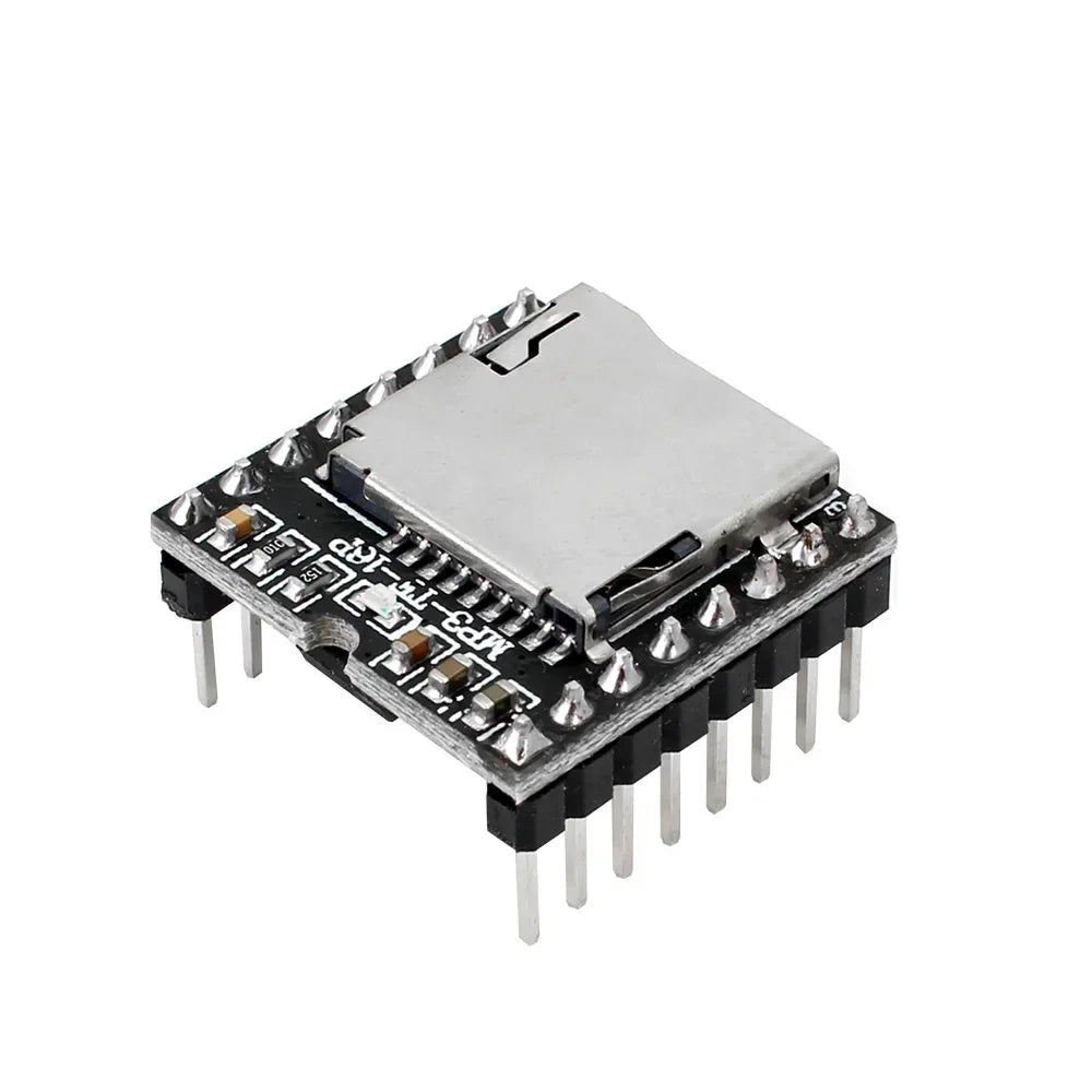 Mini MP3 DF Player Module Board MP3 Audio Voice Decode Board for Arduino Supporting TF Card U-Disk IO/Serial Port/AD DFPlayer