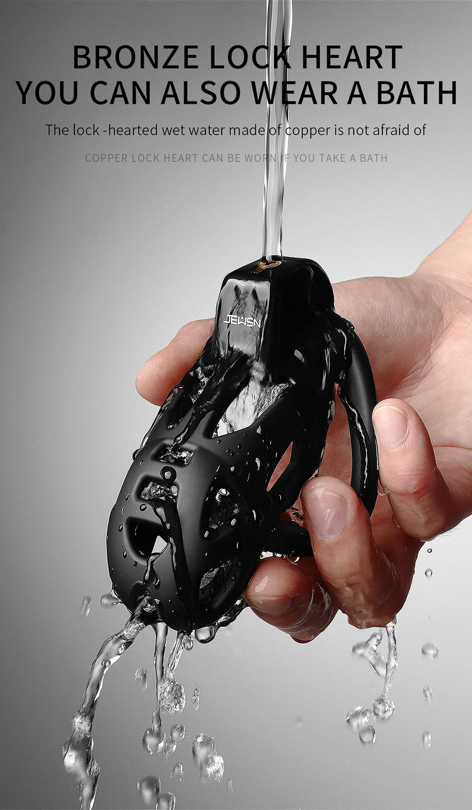 Jeusn Male Chastity Cage Sex Toys Discreet Sissy Femboy Chastity Cock Cage Device Penis Rings Male With 3 Size Men's Adult Goods