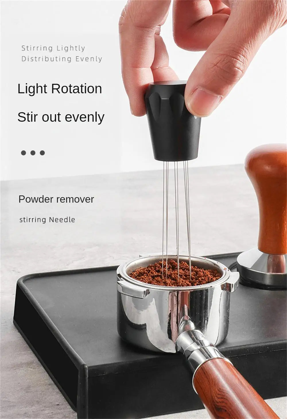 New Coffee Stirrer Needle Espresso Powder Stirrer Espresso Coffee Tamper Needles Coffee Powder Distributor Needle Tools