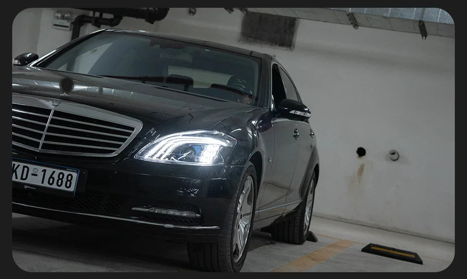 Car Lights for W221 2006-2013 S Class LED Auto Headlight Assembly Upgrade W222 Maybach Style Design Signal Lamp Accessories