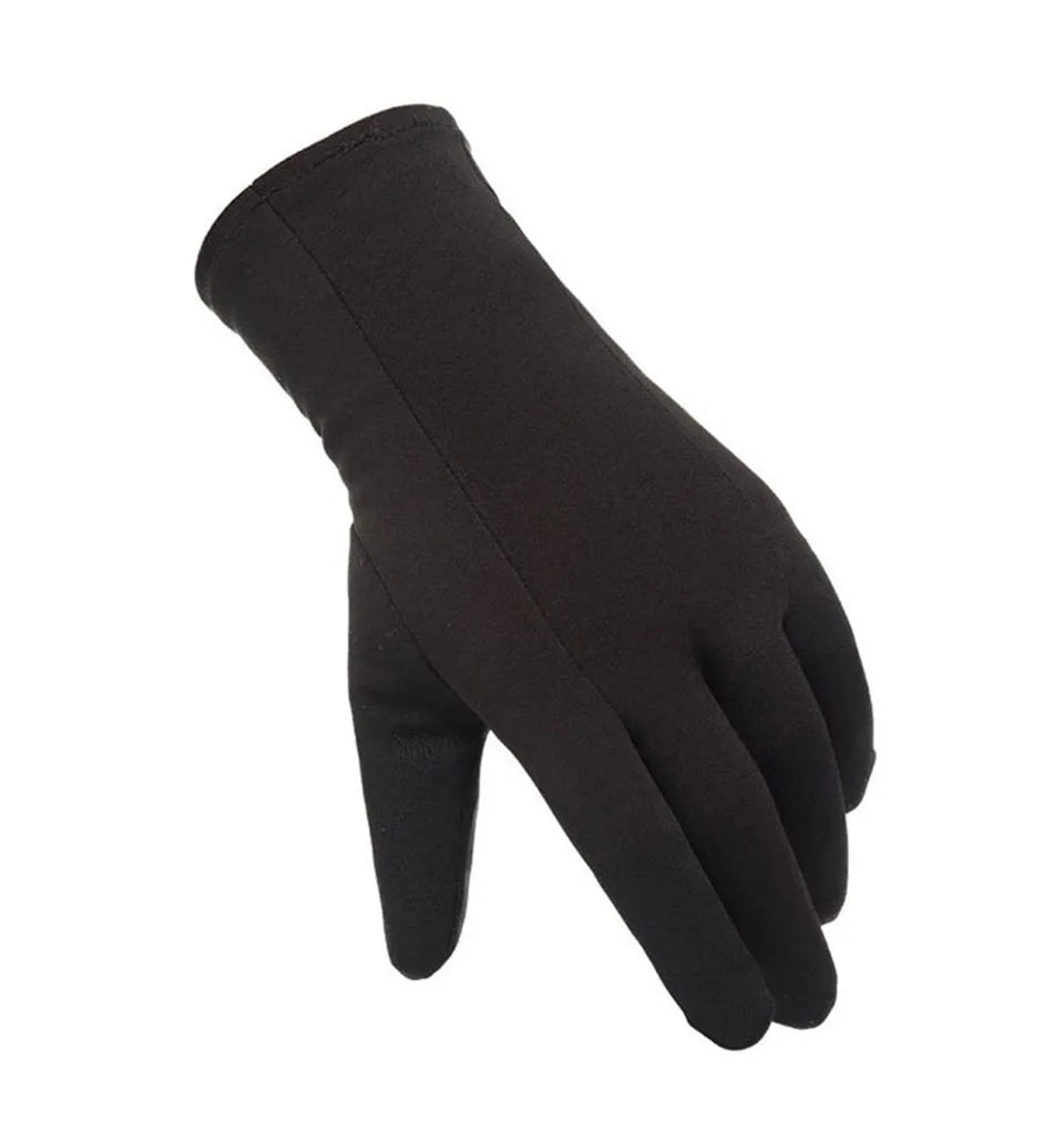 NOFOXO 1Pair Winter Thermal Bike Gloves Touch Screen Water Resistant Windproof Cycling Driving Hiking Skiing Running Men Women