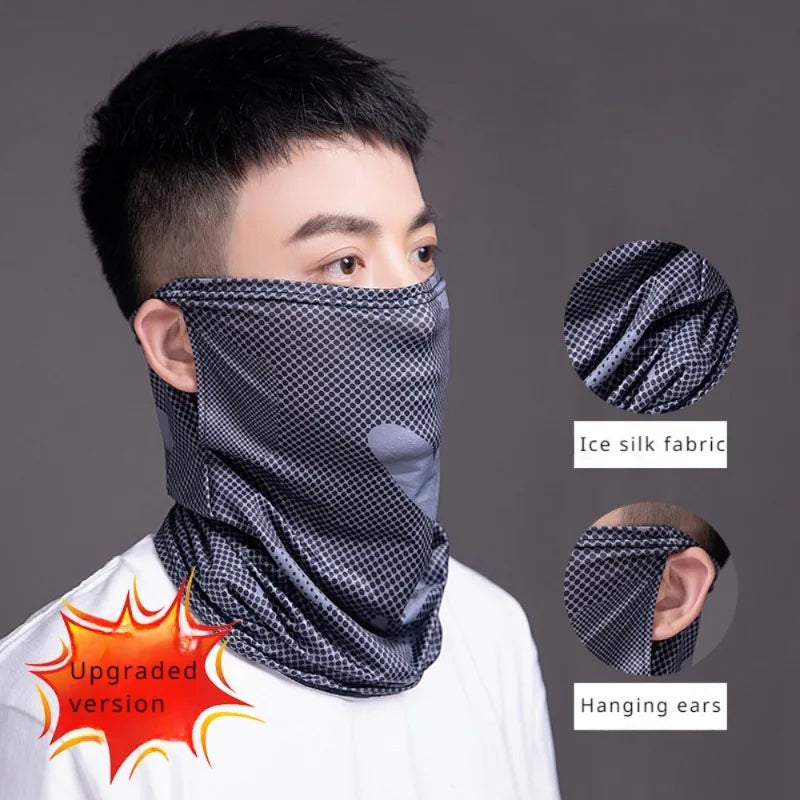Fashion sun mask Ice silk riding head Magic Bandana Bike motorcycle biker neck neck Summer men and women