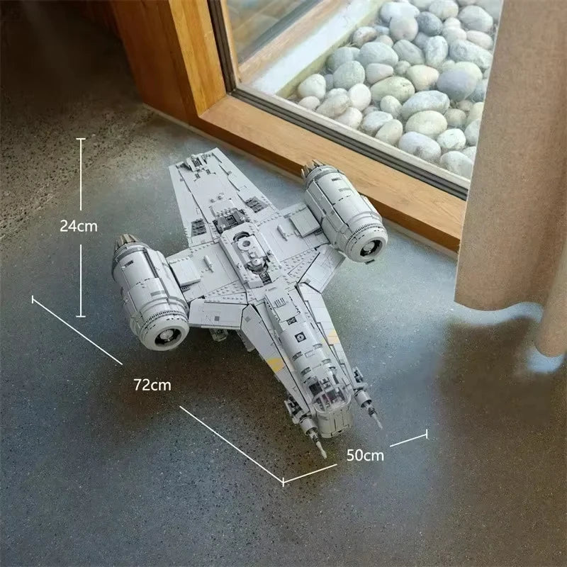 6187 Mandalorian Building Blocks Razor Crown Model Decorations Puzzle Assembly DIY Building Block Toys Boy Toys Birthday Gifts